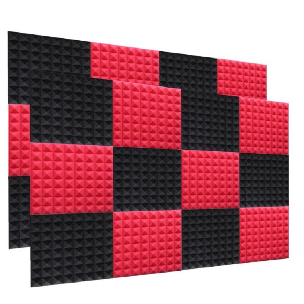 CHEAPEST!!!? Acoustic Sound Proof Absorber Studio KTV Soundproof Home Wall Foam Sponge Panels Pyramid 30*30*5cm