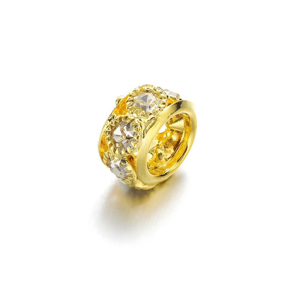 St. Kunkka 20pcs 12/10mm Copper Rhinestone Ring Making Jewelry DIY For Bracelet Necklace