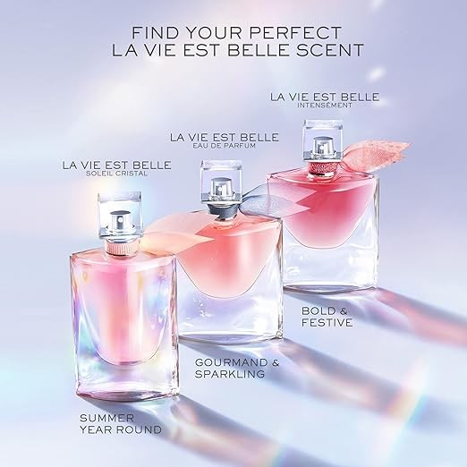 Lancôme La Vie Est Belle Eau de Parfum - Long Lasting Fragrance with Notes of Iris, Earthy Patchouli, Warm Vanilla & Spun Sugar - Bright & Warm Women's Perfume