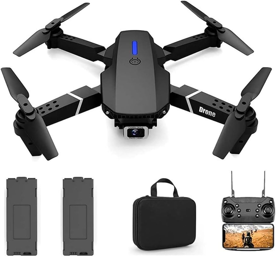 STSEEACE Mini Folding UAV Obstacle Avoidance Remote Control Aircraft 4K Camera HD Aerial Quadcopter Aerial Photography Drone