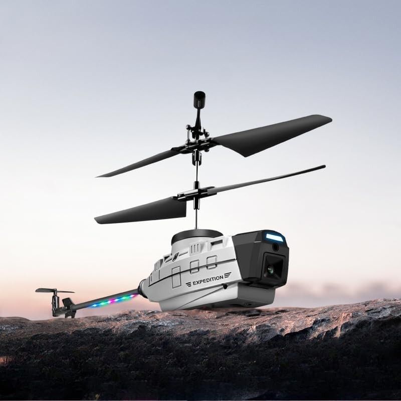 LUXELINC UAV Reconnaissance Drone with 4K Single Camera, High-Definition Aerial Photography, Gesture Sensing & Intelligent Obstacle Avoidance, Double Modular Battery, Remote Control - 25x5x11cm