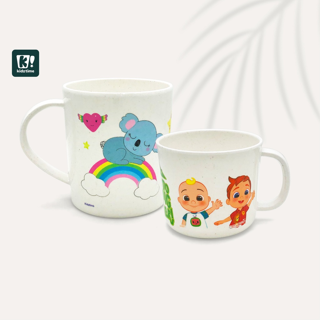 Kidzime Cups & Mugs. Eco-friendly Cup & Tableware for Children Bamboo-Fibre