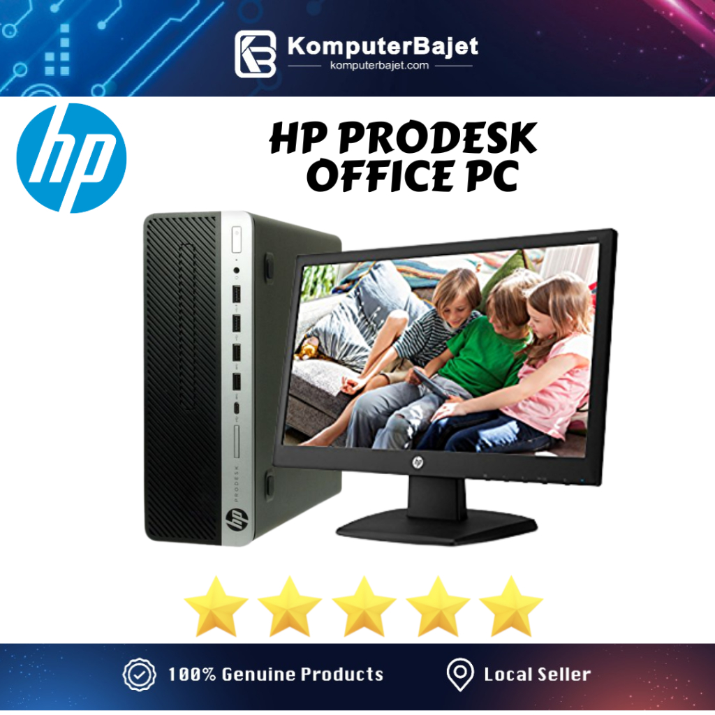KomputerBajet HP PRODESK i3 i5 i7 HIGH SPEC Office PC Student Budget Computer USED PC