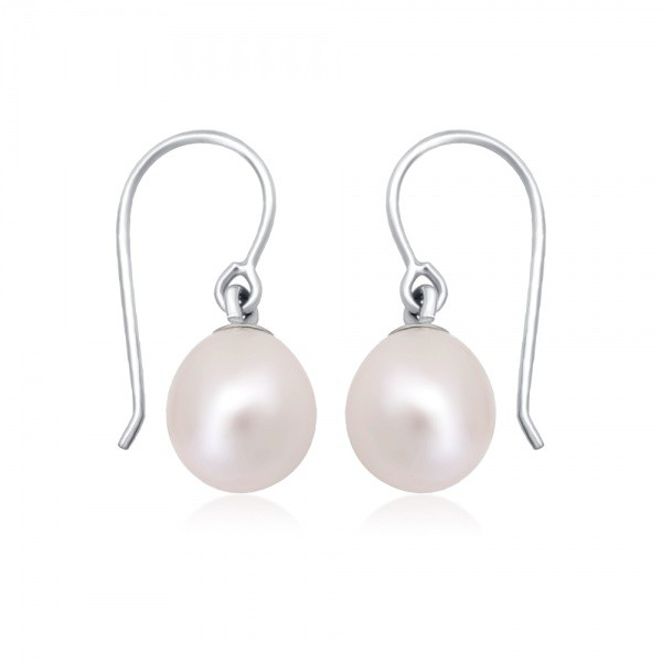 SK Jewellery Simple Love Pearl Earrings