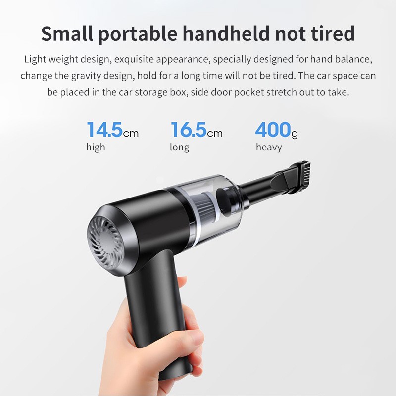 SG Stock Vacuum Cleaner USB Mini Handheld Vacuum Small Vacuum For Home/Car Wet And Dry