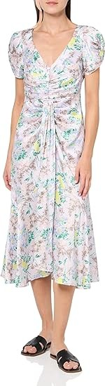 Cinq à Sept Women's Light Washed Floral Walker Dress