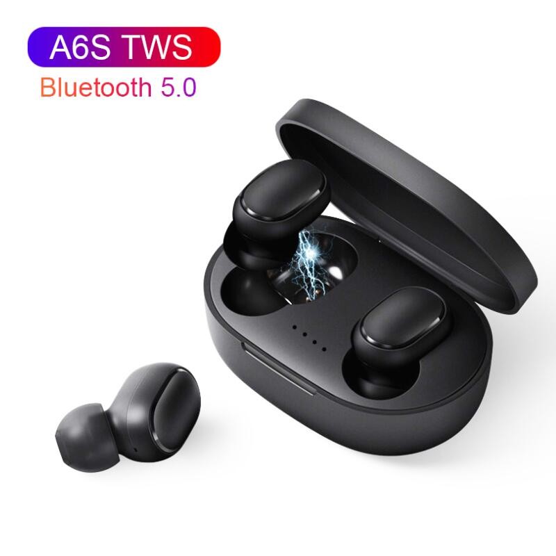 (Version 2022)Vitog Xiaomi Redmi AirDots Airdots Wireless Earbuds Low Latency Tws Bluetooth Earphone  A6s True Wireless Earphone Outdoor Sports Leisure Headphones